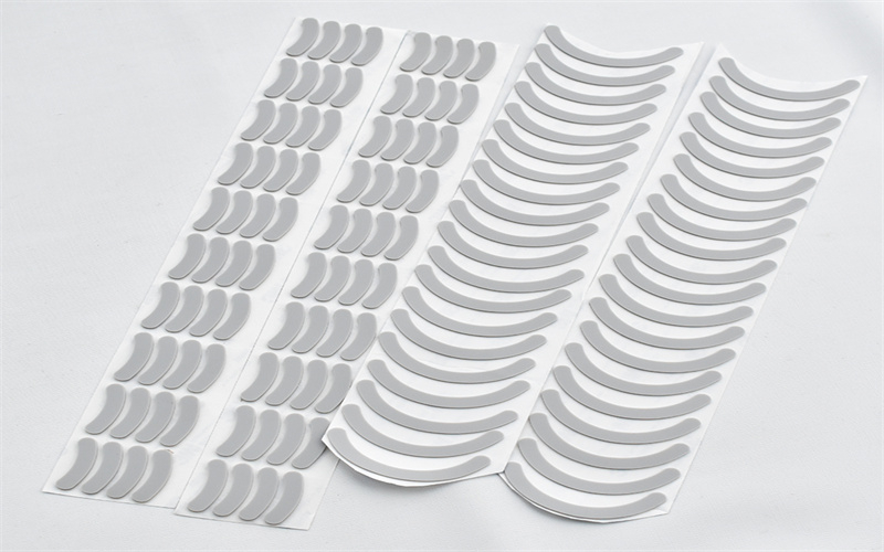 灰色半圓形硅膠防滑墊 自粘防滑腳墊 高粘背膠硅膠墊片