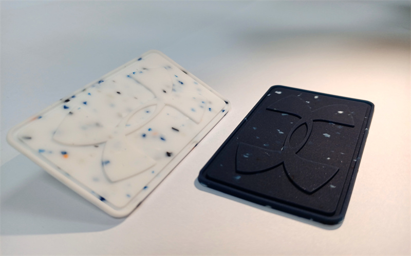 再生硅膠小顆粒 GRS再生車縫膠章 硅膠再生加工定制